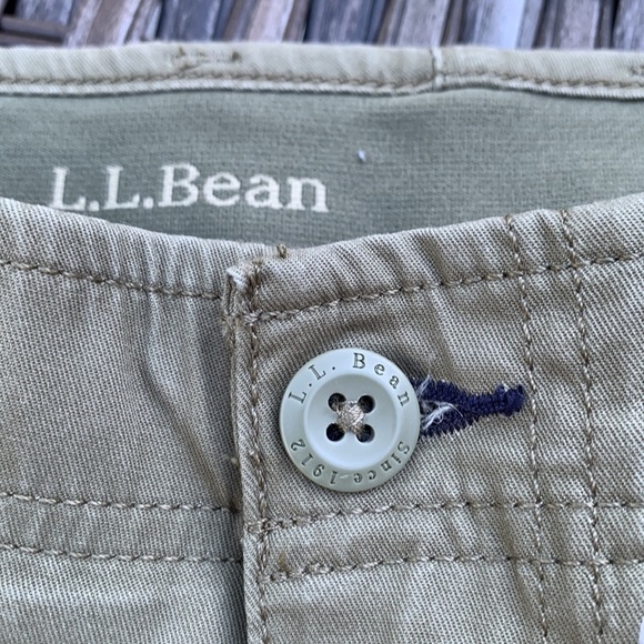 L.l. Bean Stonecoast Khaki Short - Olive Green - Picture 14 of 16